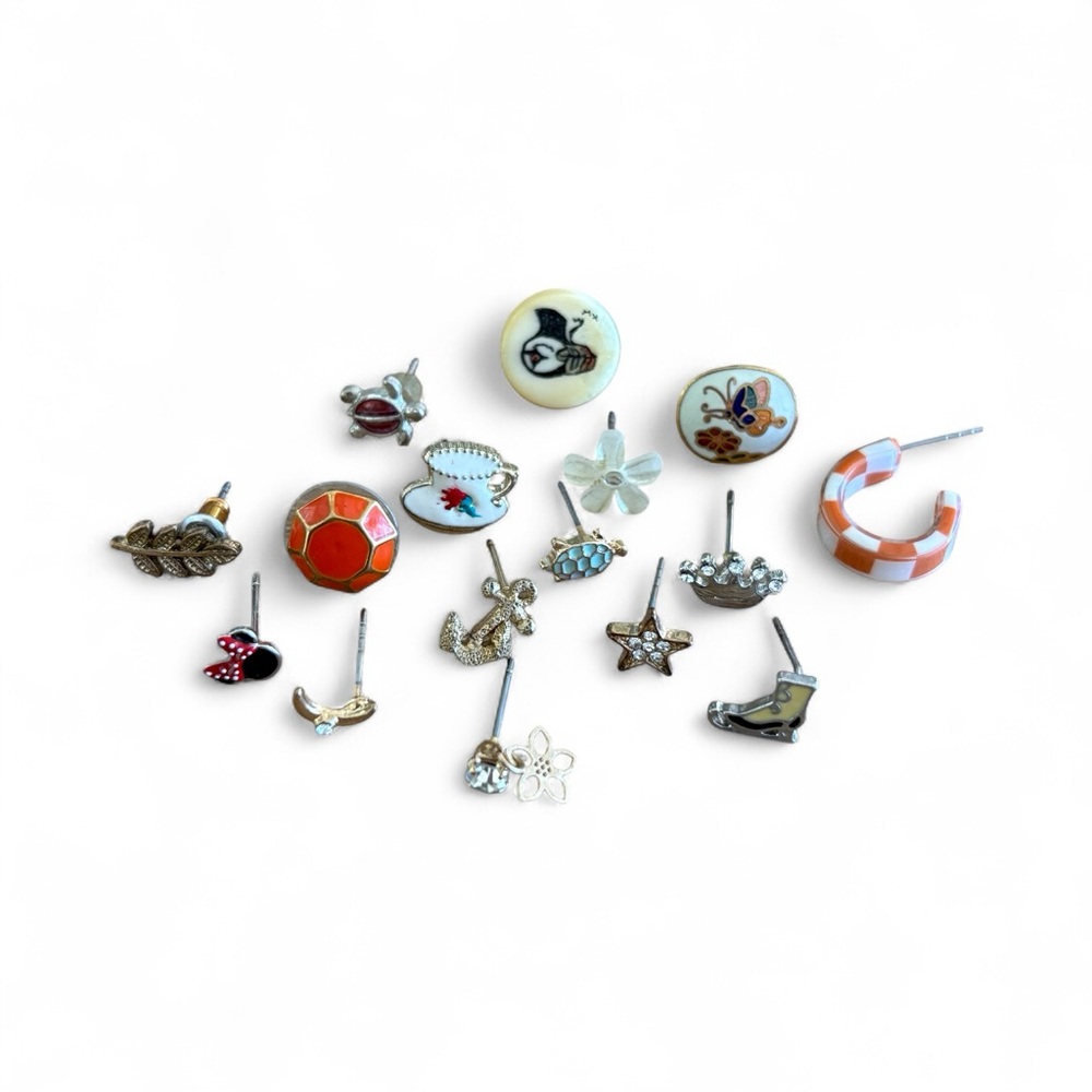 Lot of Cute Individual Single Piercing Earrings - 16